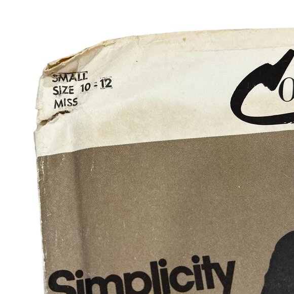 Simplicity 6579 Connoisseur Collection Sewing Pattern Misses' Cloak Coat Size 10 - Picture 2 of 3
